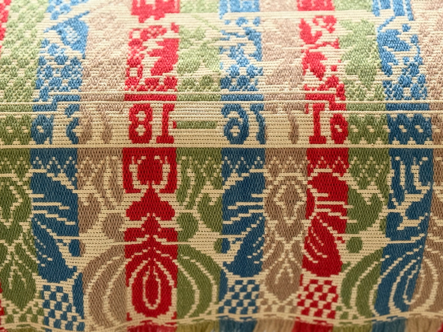 Antique 1876 Centennial Coverlet