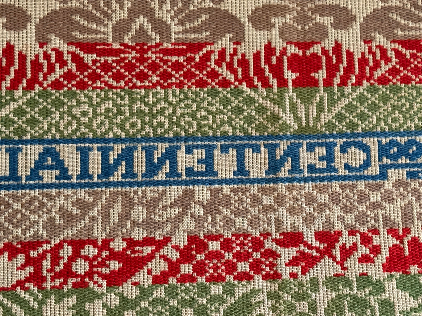 Antique 1876 Centennial Coverlet