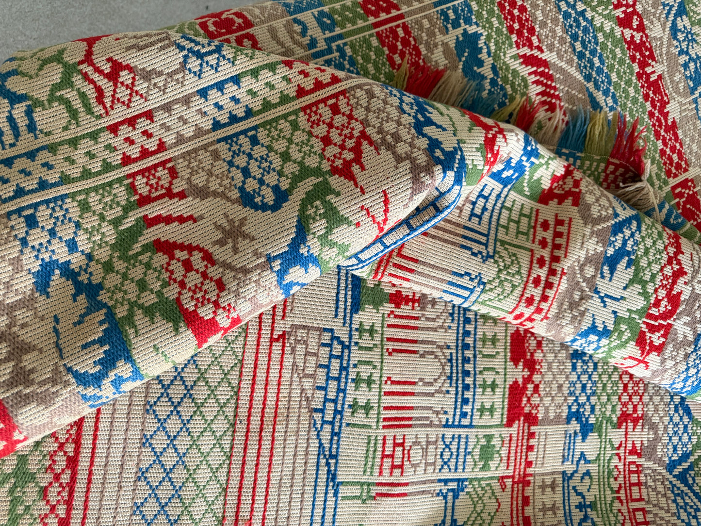 Antique 1876 Centennial Coverlet