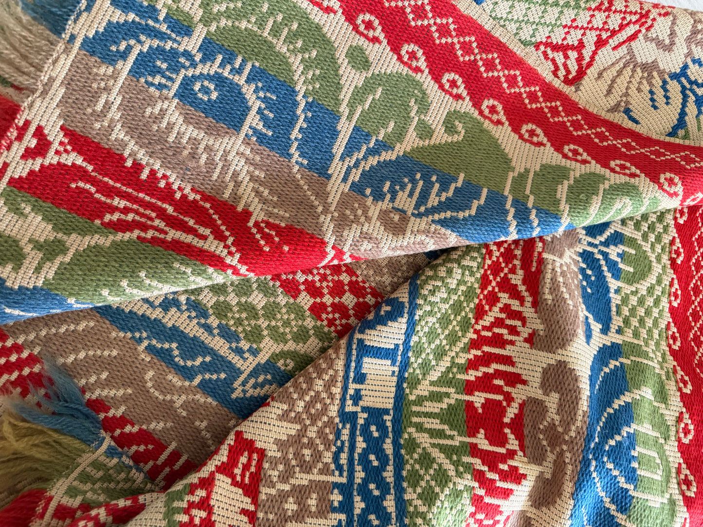 Antique 1876 Centennial Coverlet