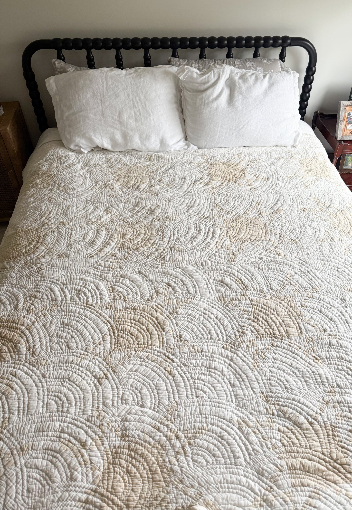 Antique Shattered Star Quilt
