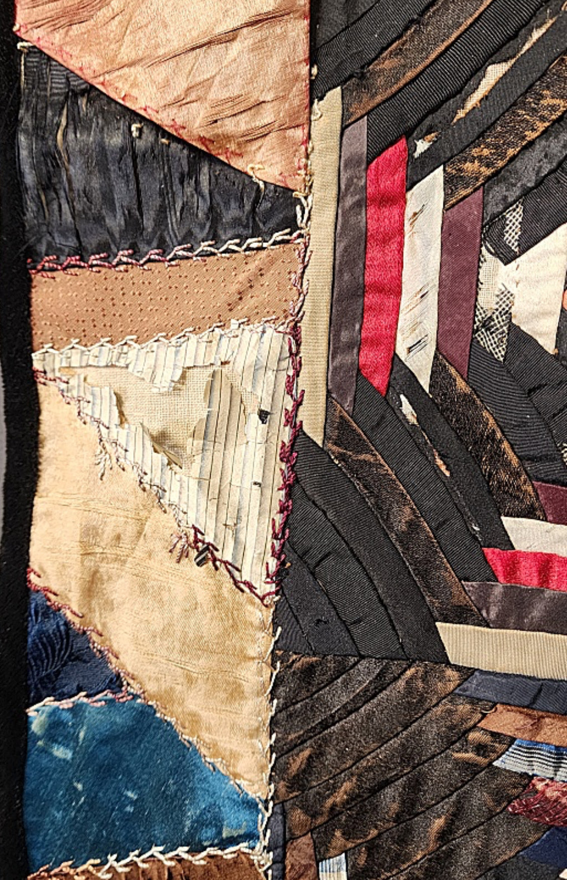 Antique Silk Pineapple Quilt
