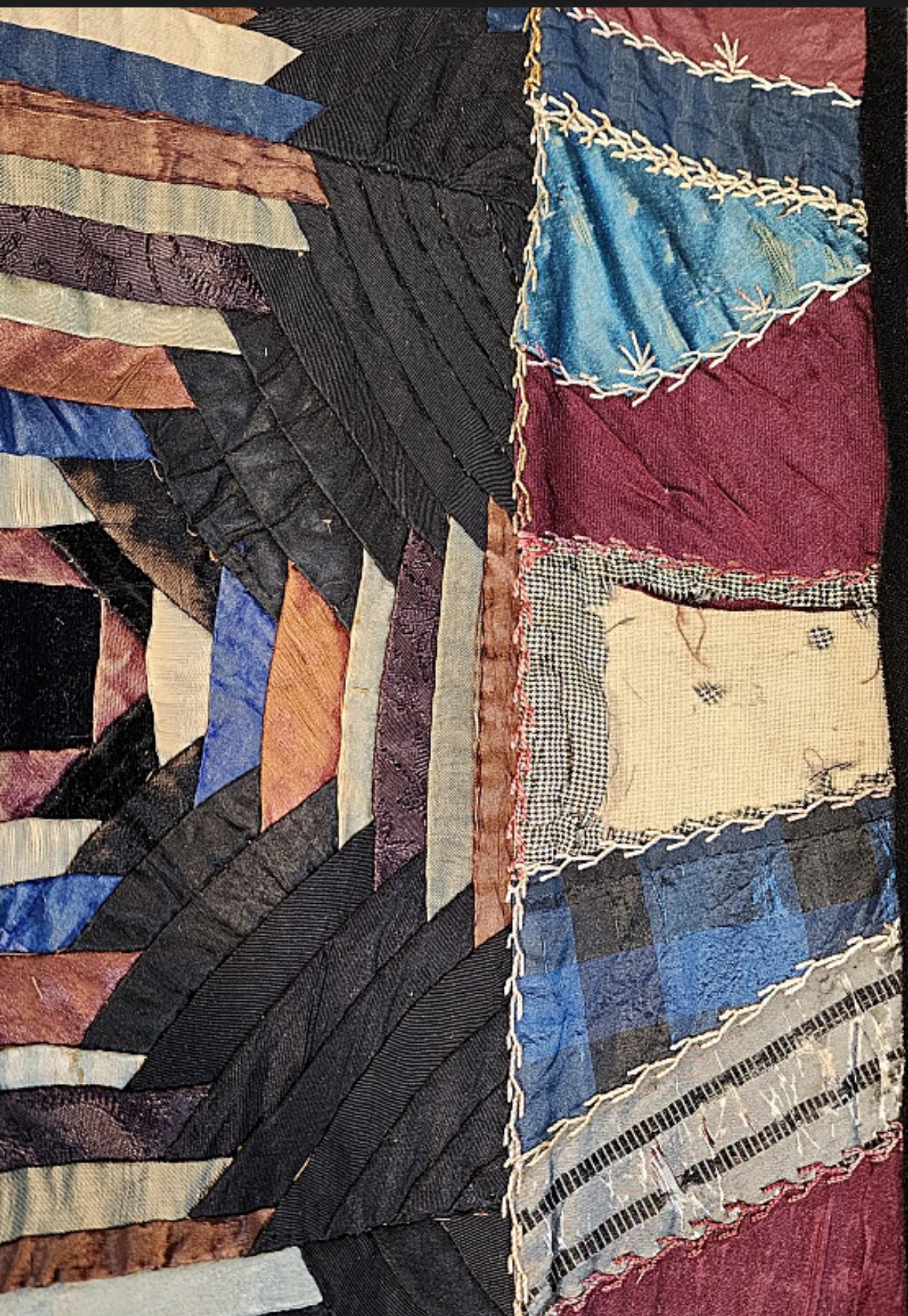 Antique Silk Pineapple Quilt