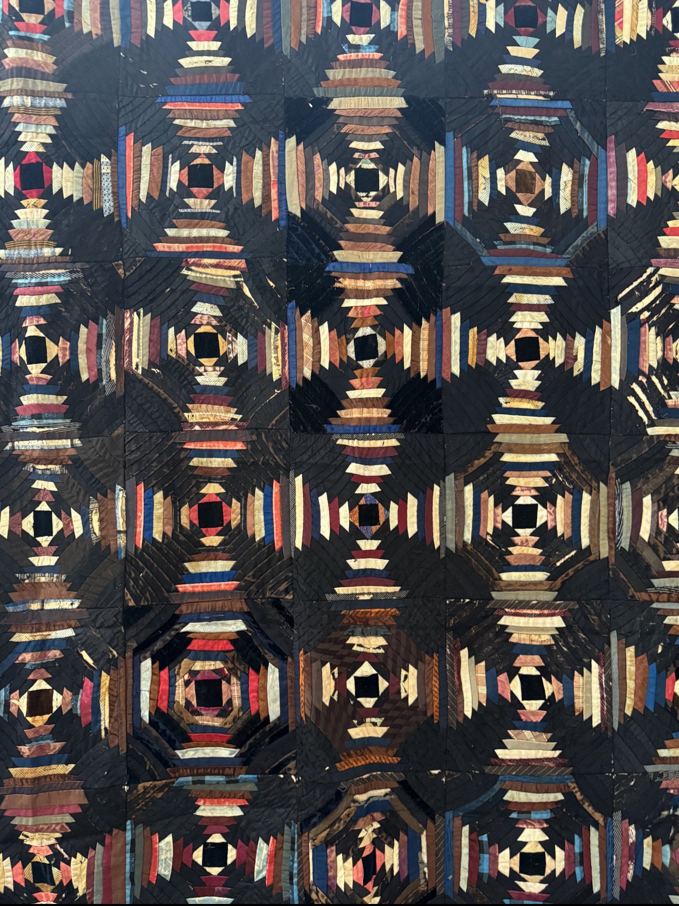 Antique Silk Pineapple Quilt
