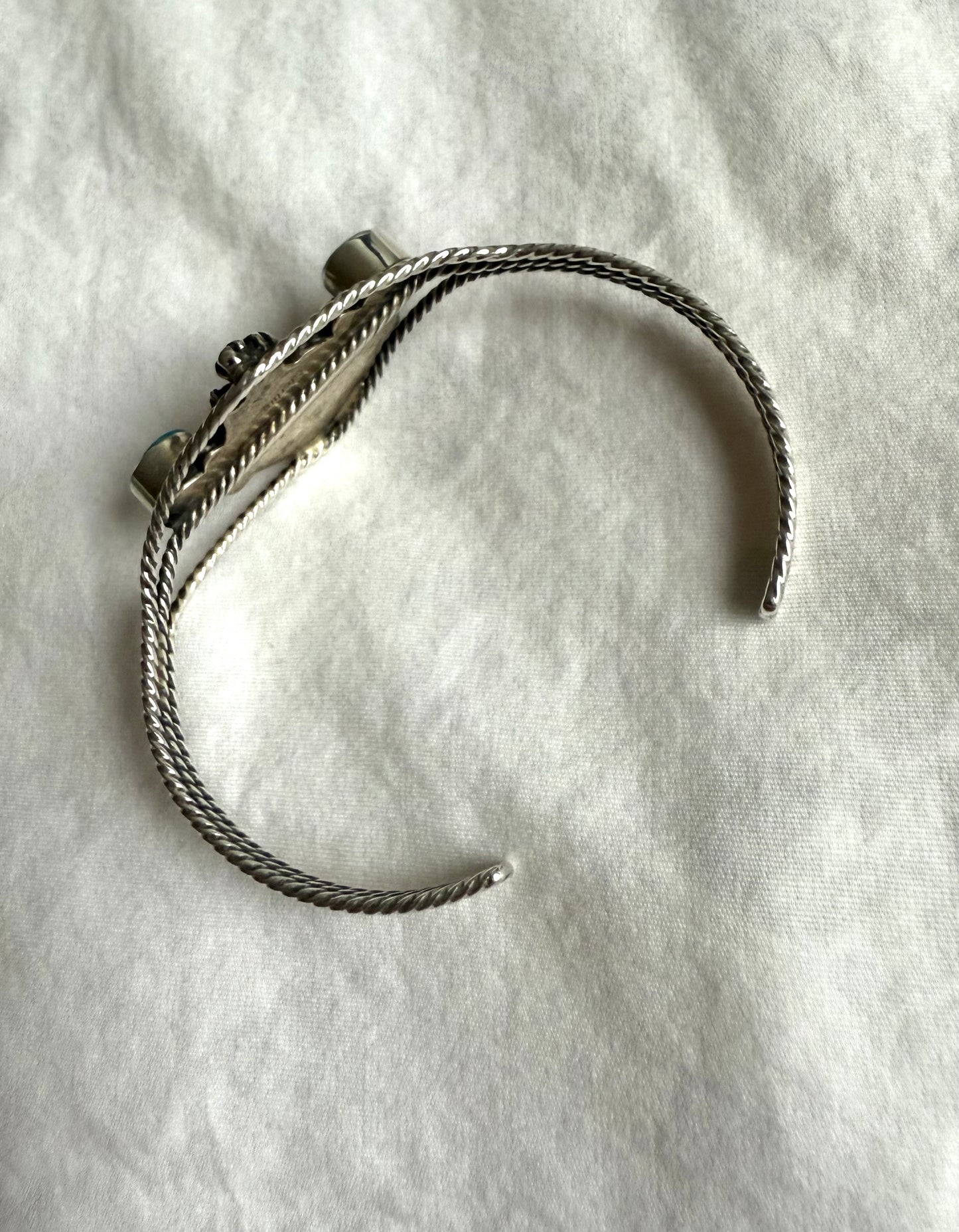 Sterling Turquoise Cowgirl Cuff