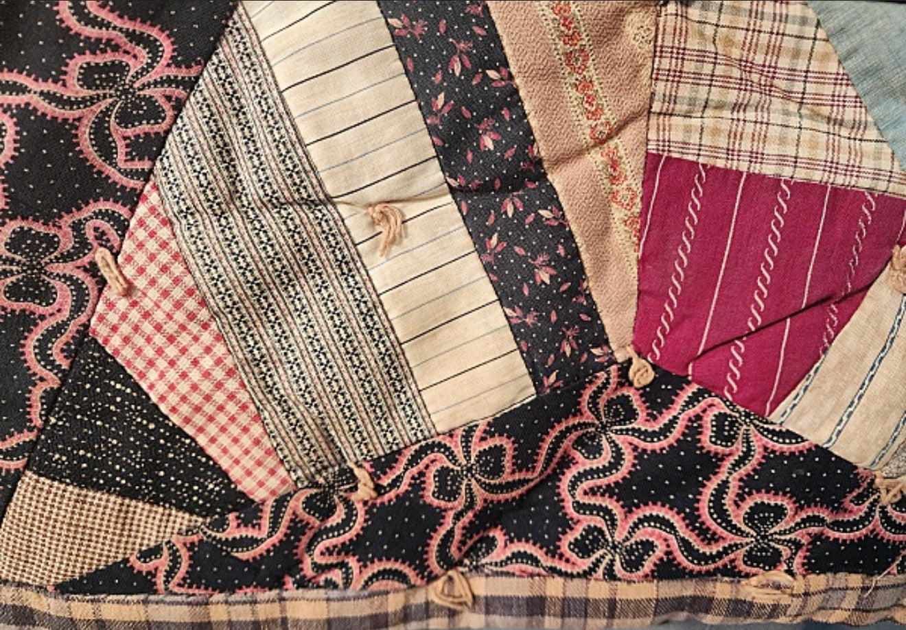 Antique c1900 Rocky Road to Kansas Quilt
