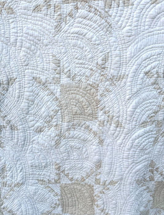 Antique Shattered Star Quilt