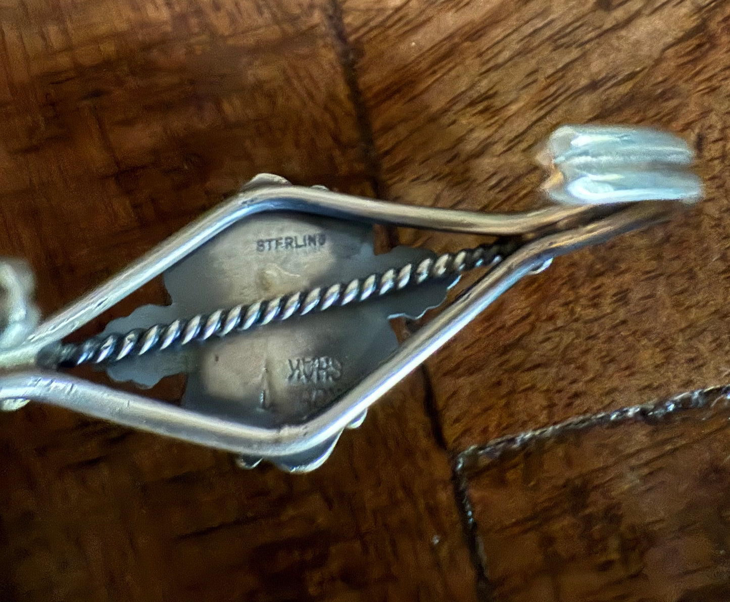 Sterling Silver Flower Cuff Bracelet