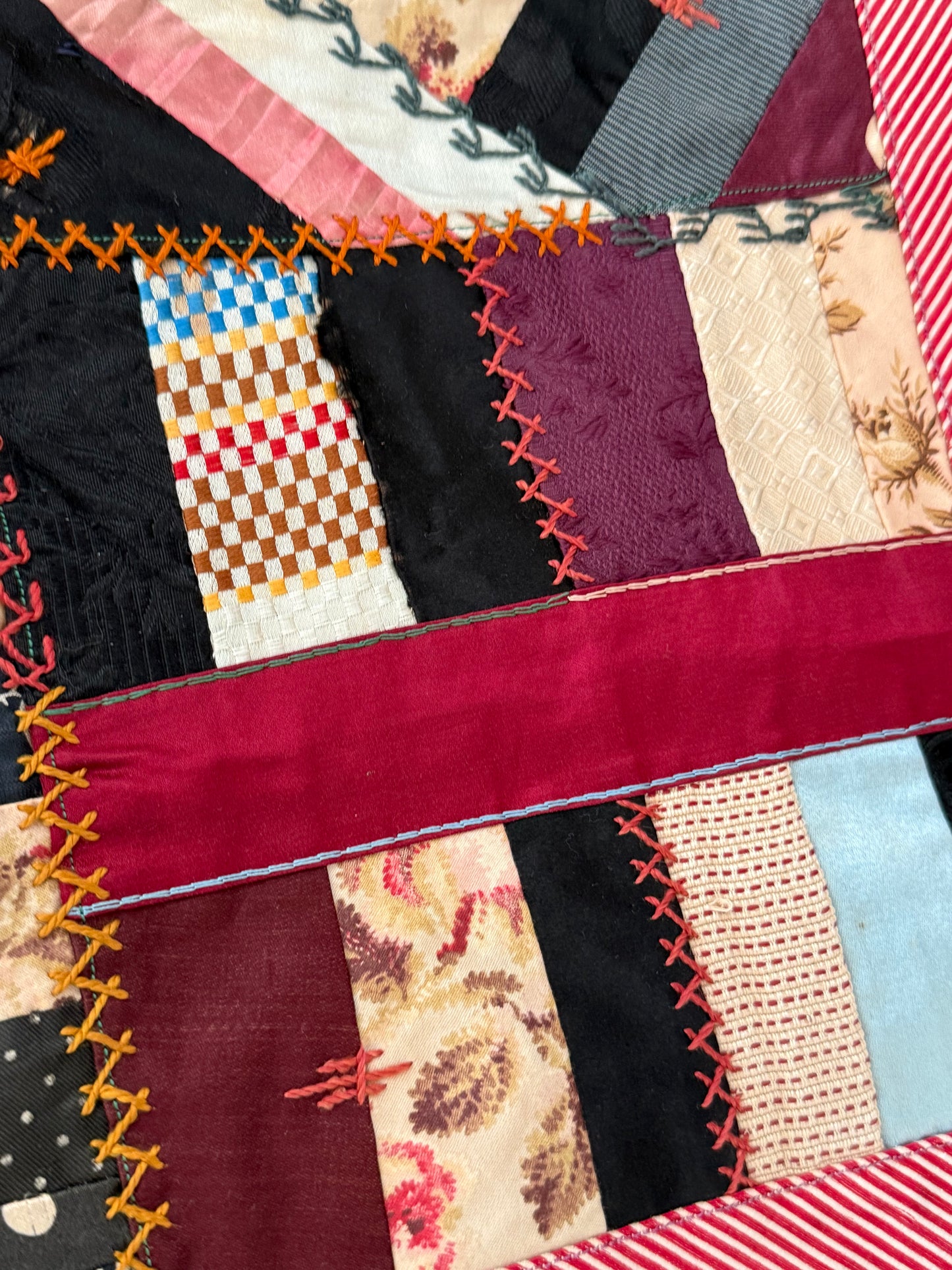Antique Victorian Crazy Quilt