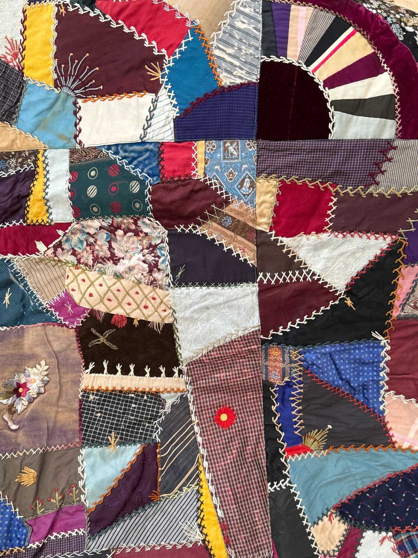 Antique Victorian Crazy Quilt