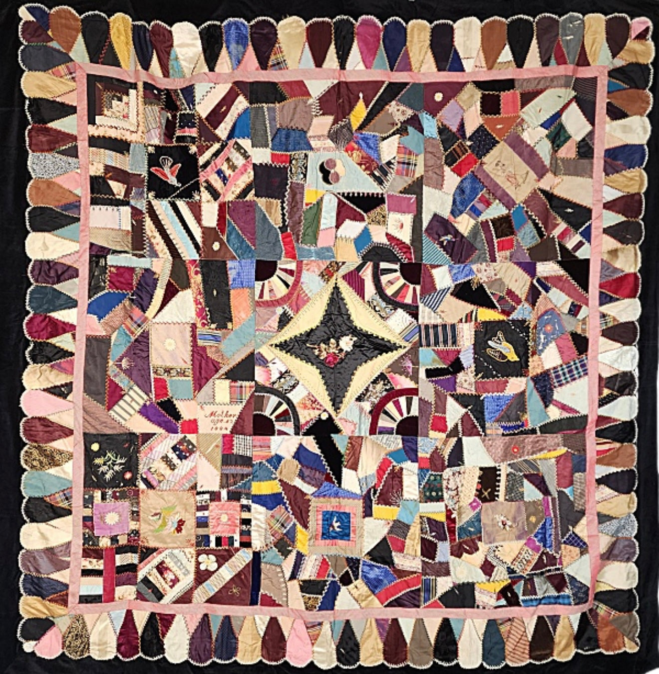 Antique Victorian Crazy Quilt