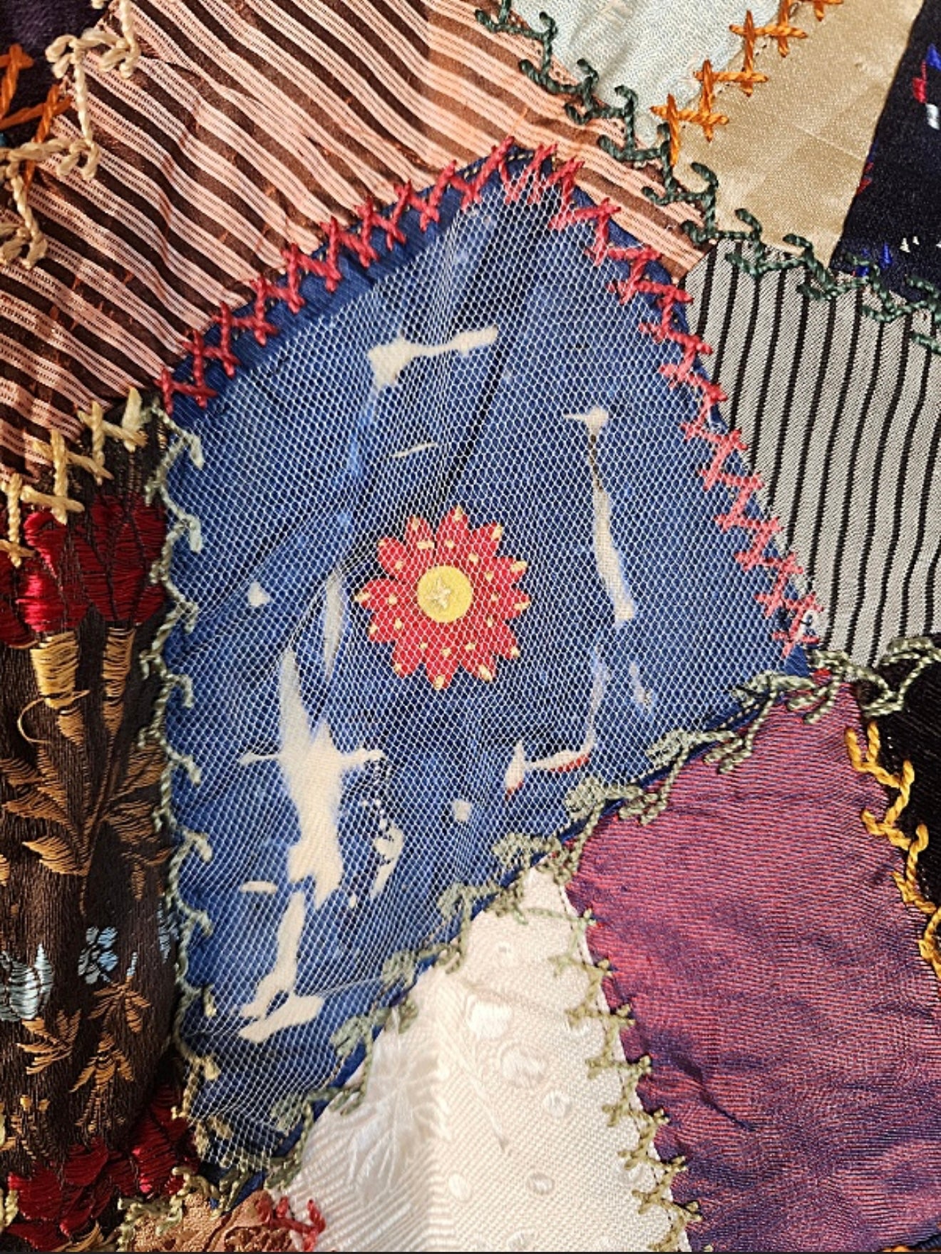 Antique Victorian Crazy Quilt