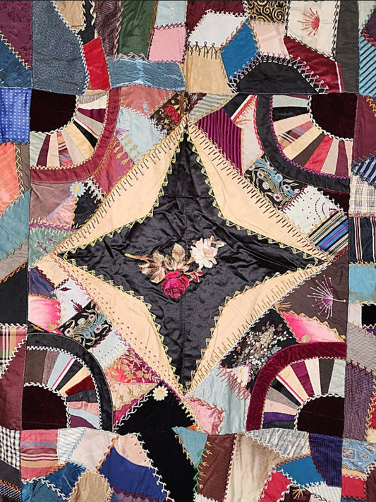 Antique Victorian Crazy Quilt