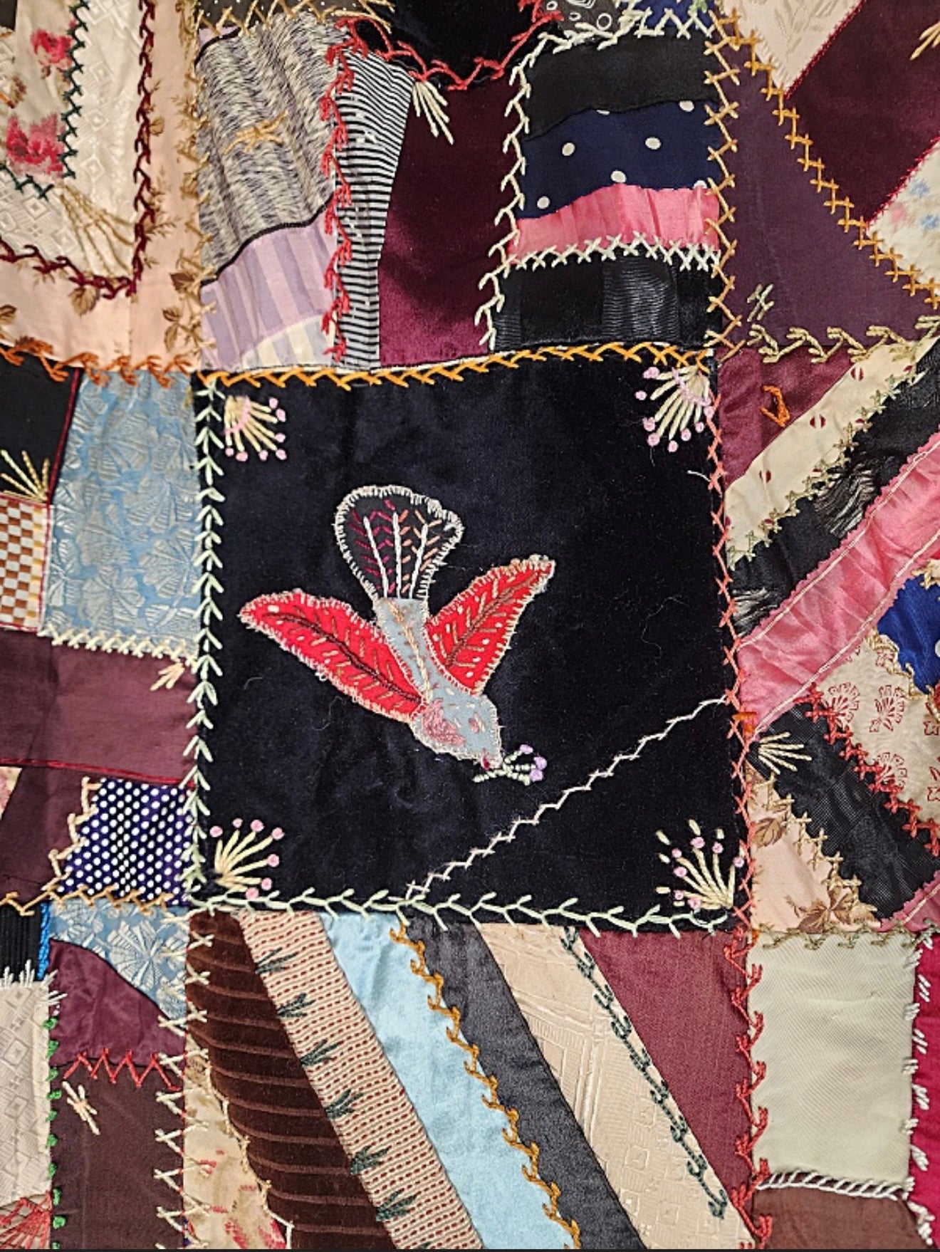 Antique Victorian Crazy Quilt