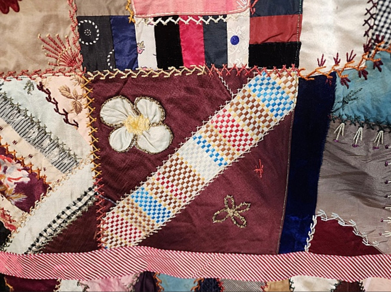 Antique Victorian Crazy Quilt