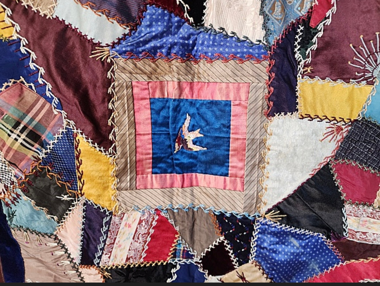Antique Victorian Crazy Quilt