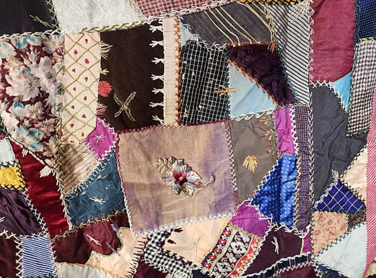 Antique Victorian Crazy Quilt