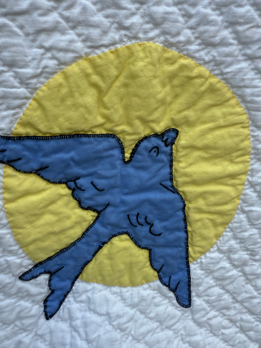 Vintage Bluebird Quilt