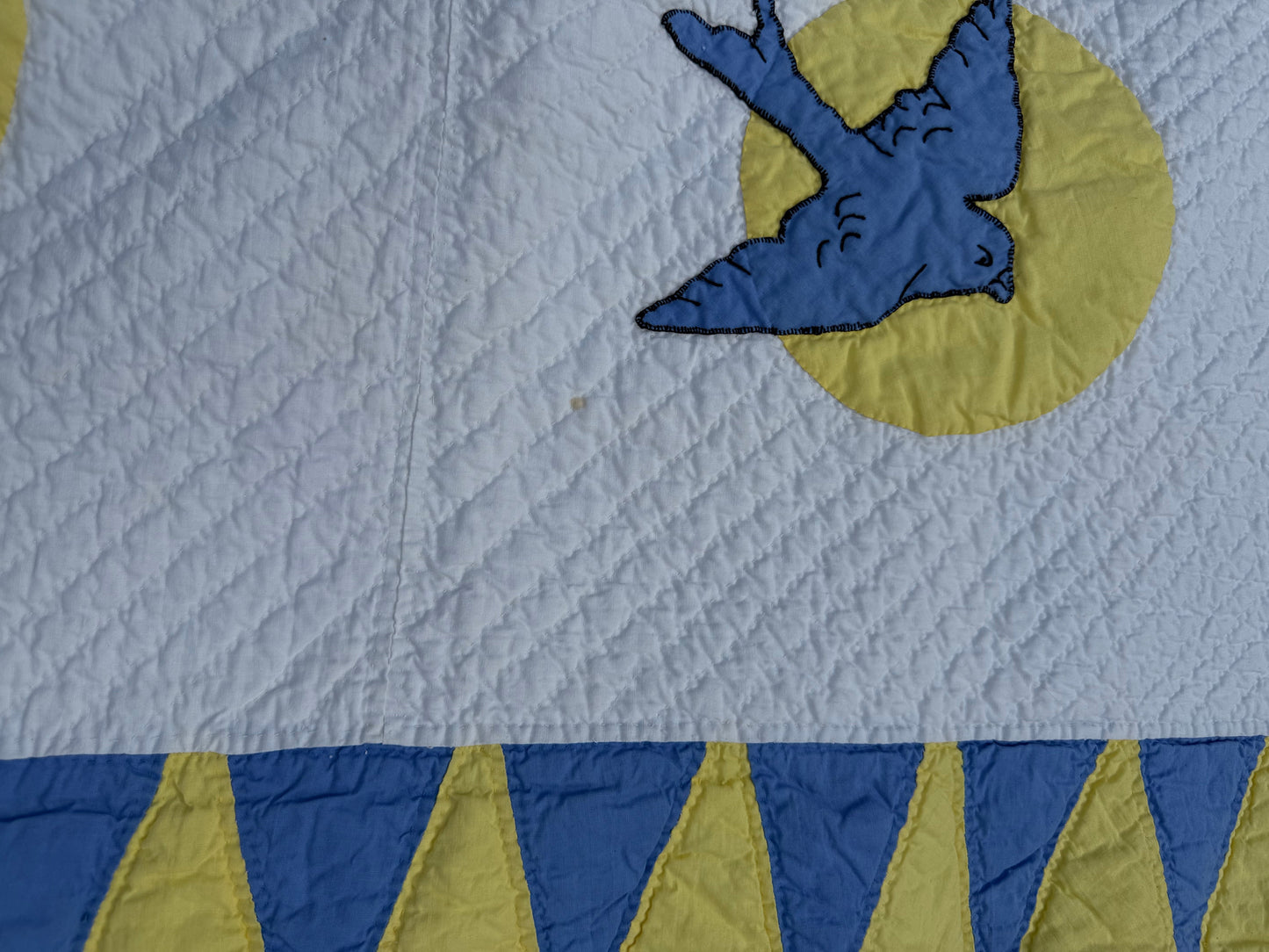 Vintage Bluebird Quilt