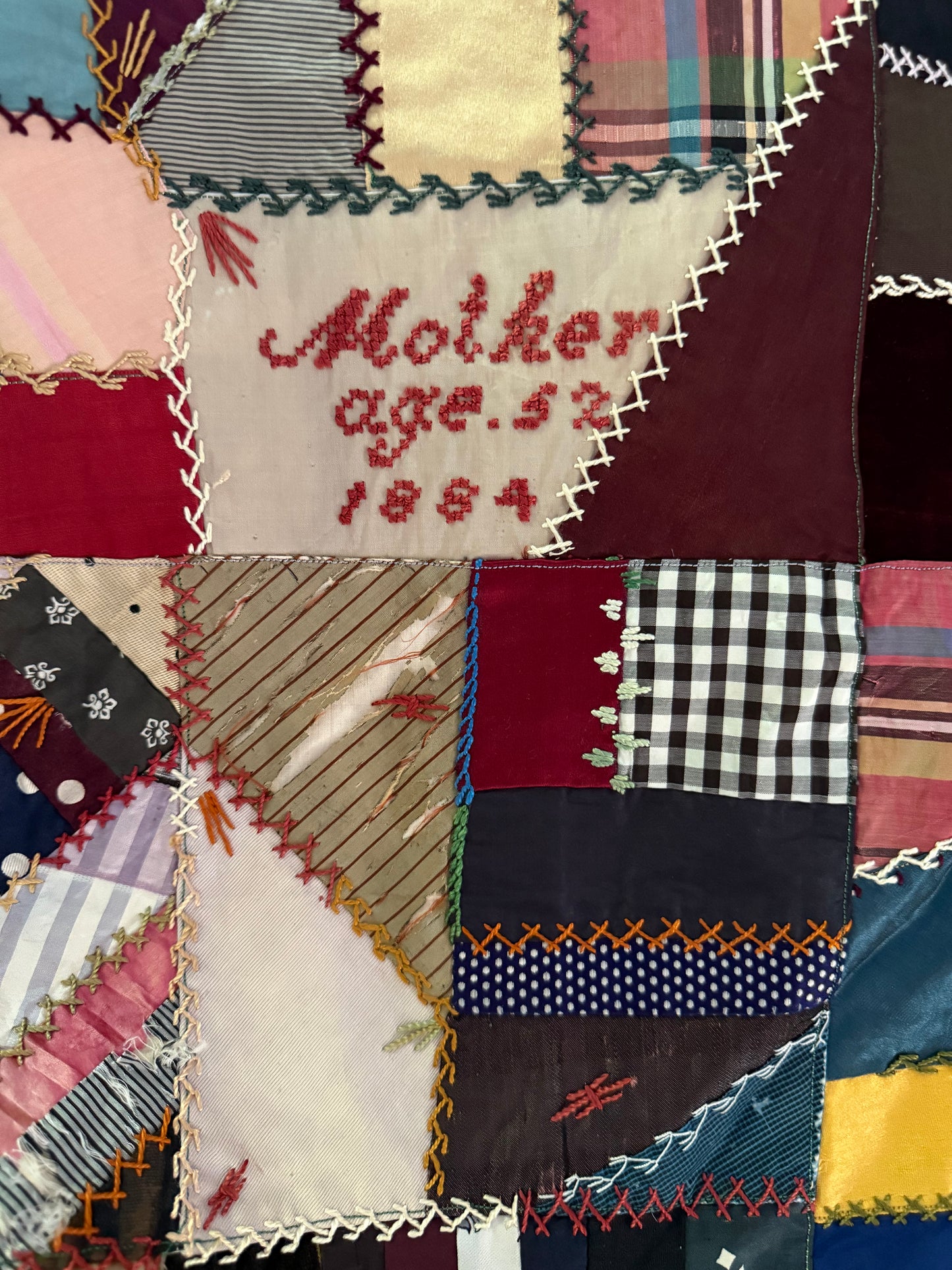 Antique Victorian Crazy Quilt