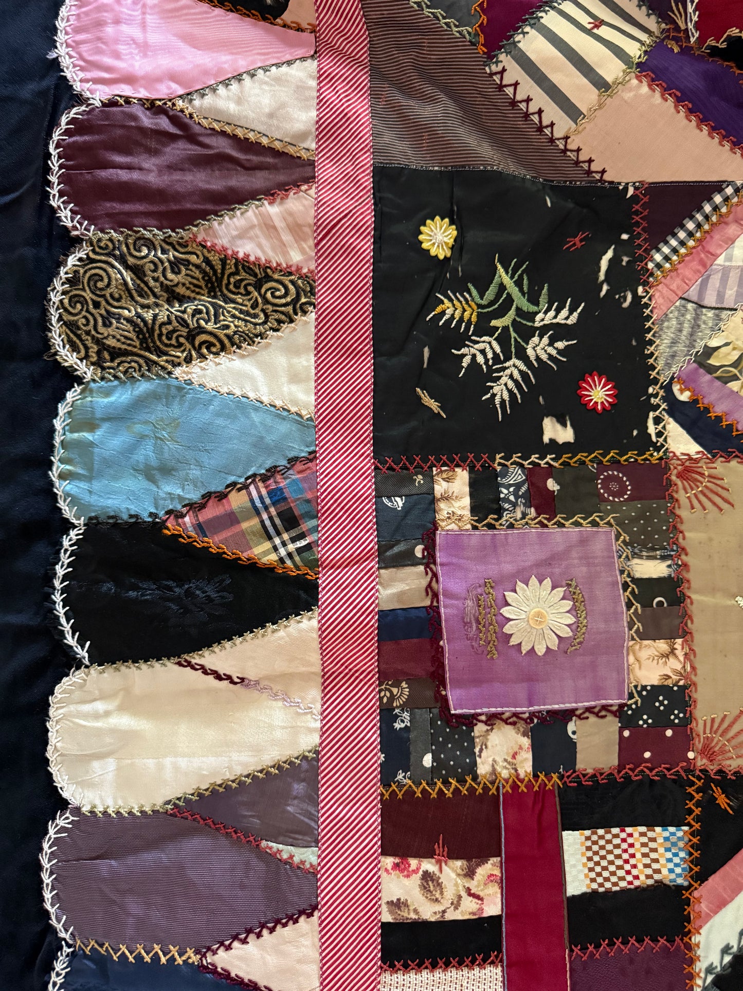 Antique Victorian Crazy Quilt