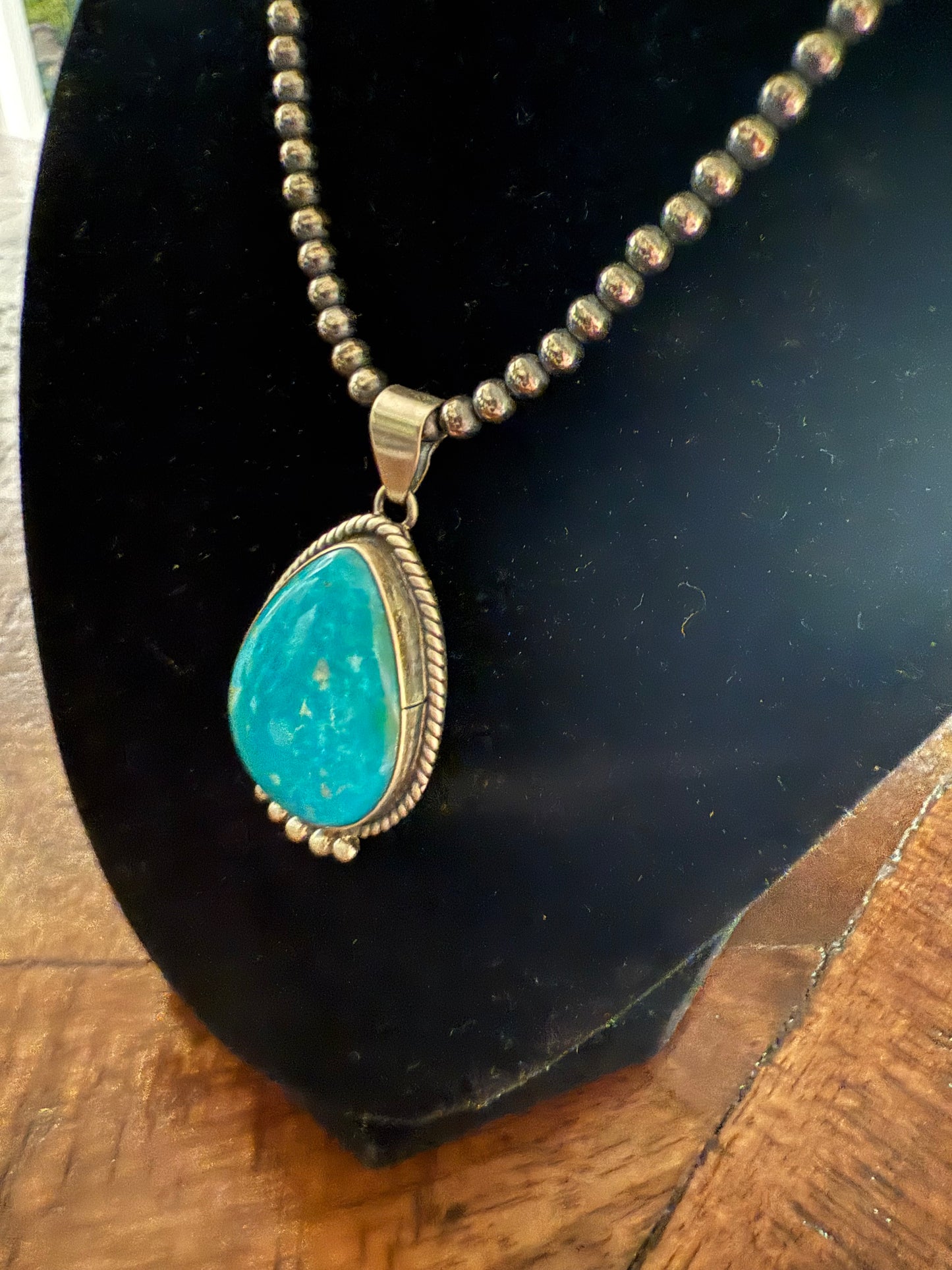 Sterling Turquoise Pendant