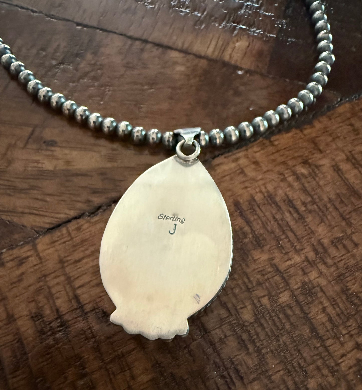 Sterling Turquoise Pendant