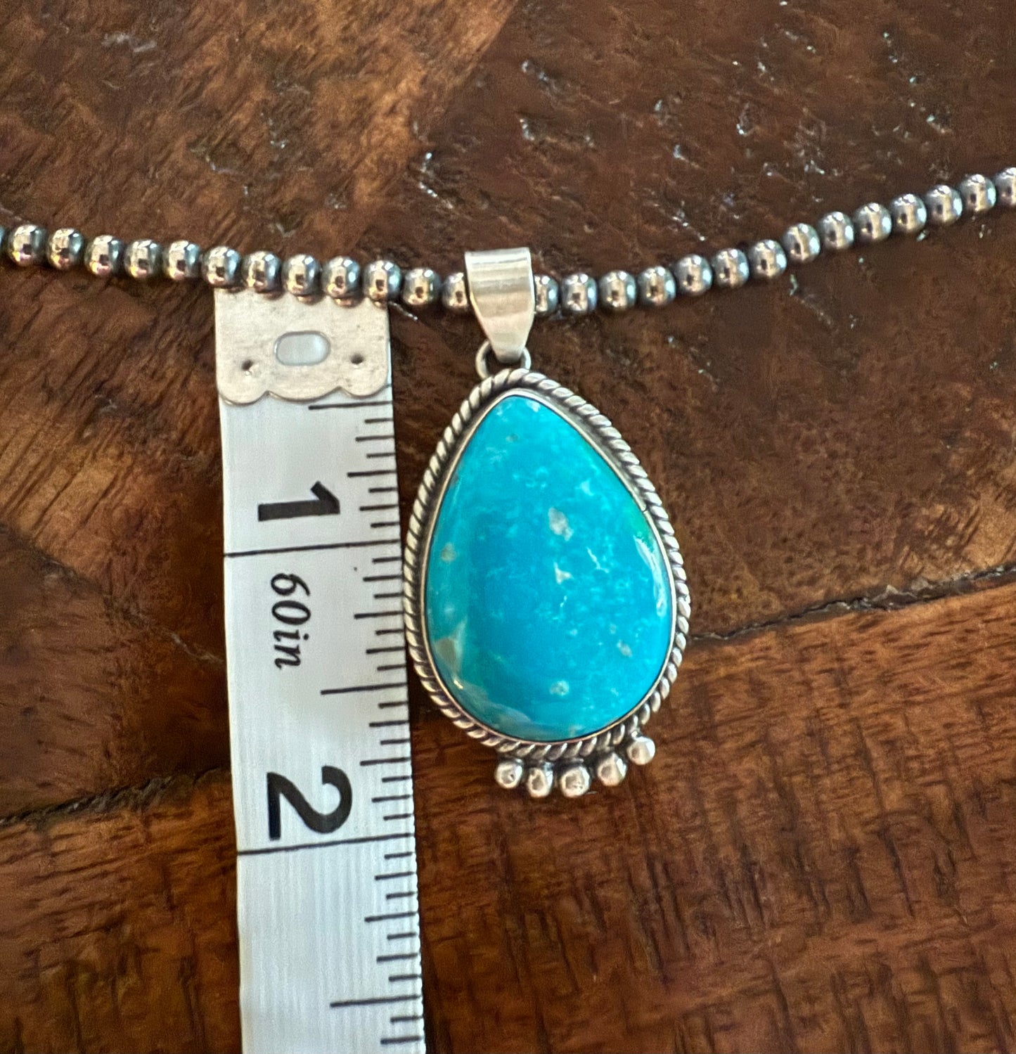 Sterling Turquoise Pendant