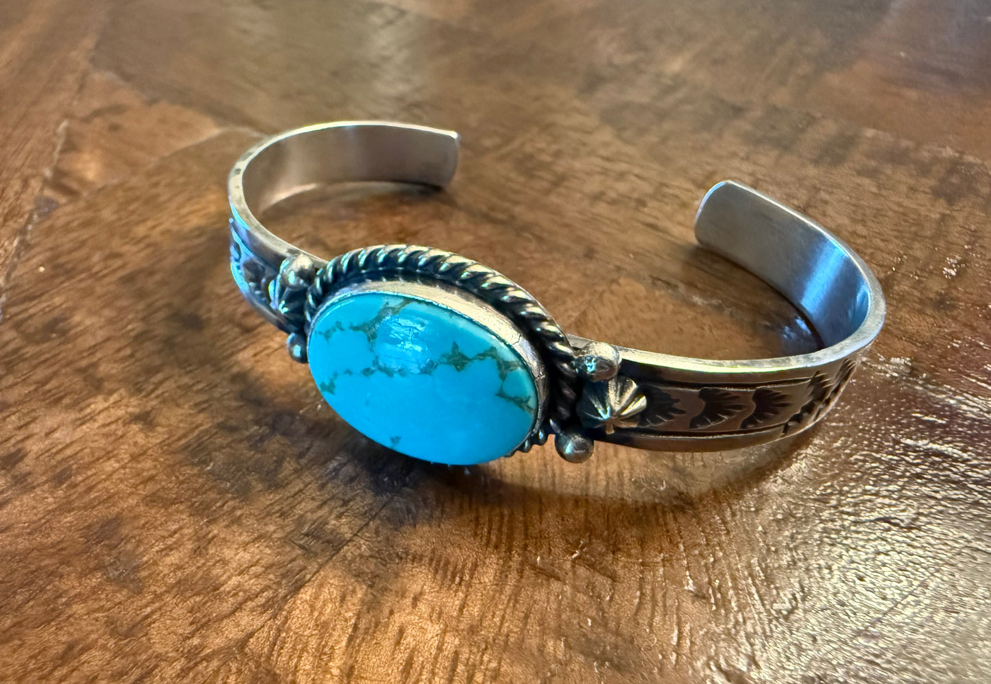 Sterling Turquoise Cuff Bracelet