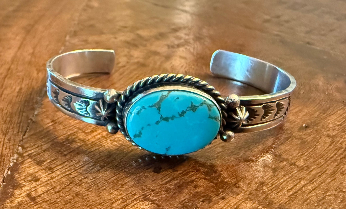 Sterling Turquoise Cuff Bracelet