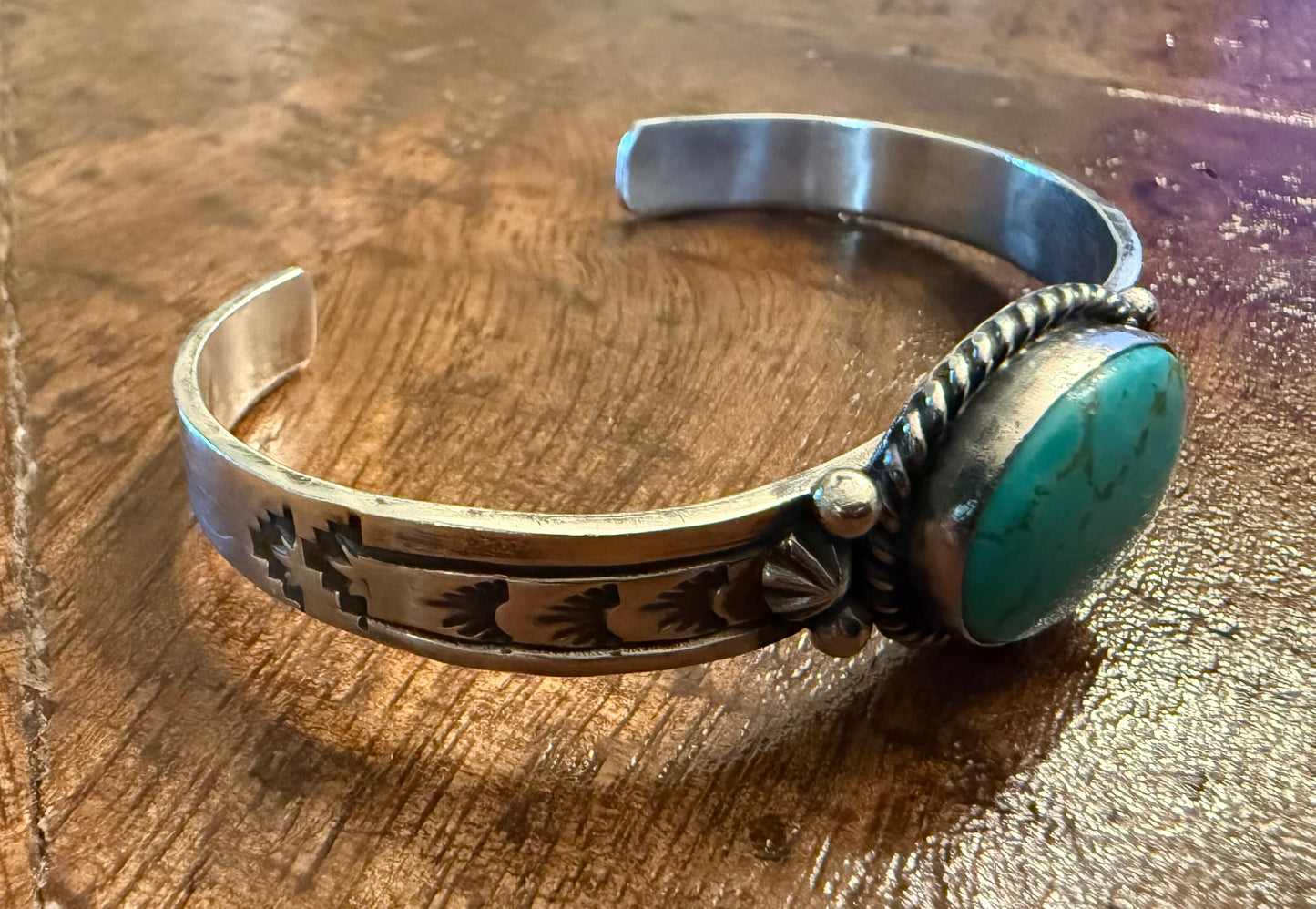 Sterling Turquoise Cuff Bracelet