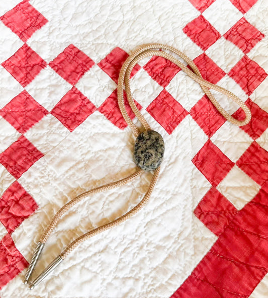 Speckled Stone Bolo Tie